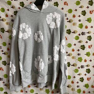 Denim Tears Cotton Wreath All Over Ring Logo Hoodie